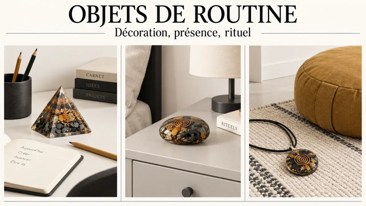 Différents usages et emplacements d’orgonites dans une maison