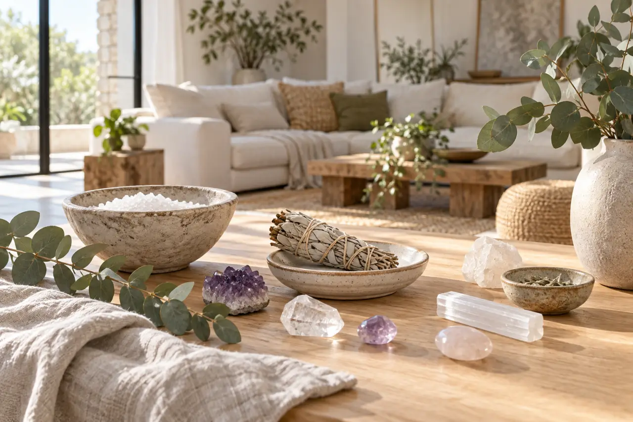 Purifier sa maison sans l’enfumer : sel, sauge et gestes utiles