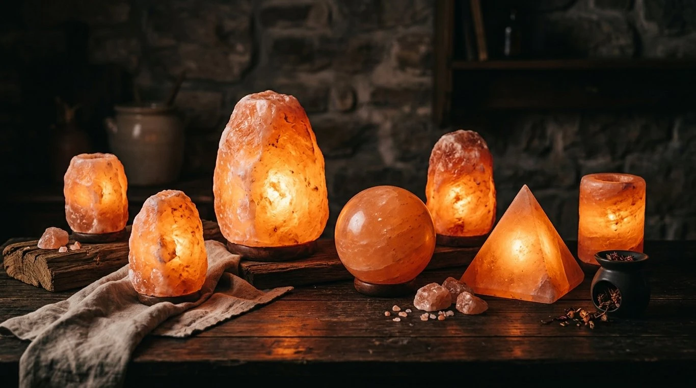 Lampes en sel et quartz