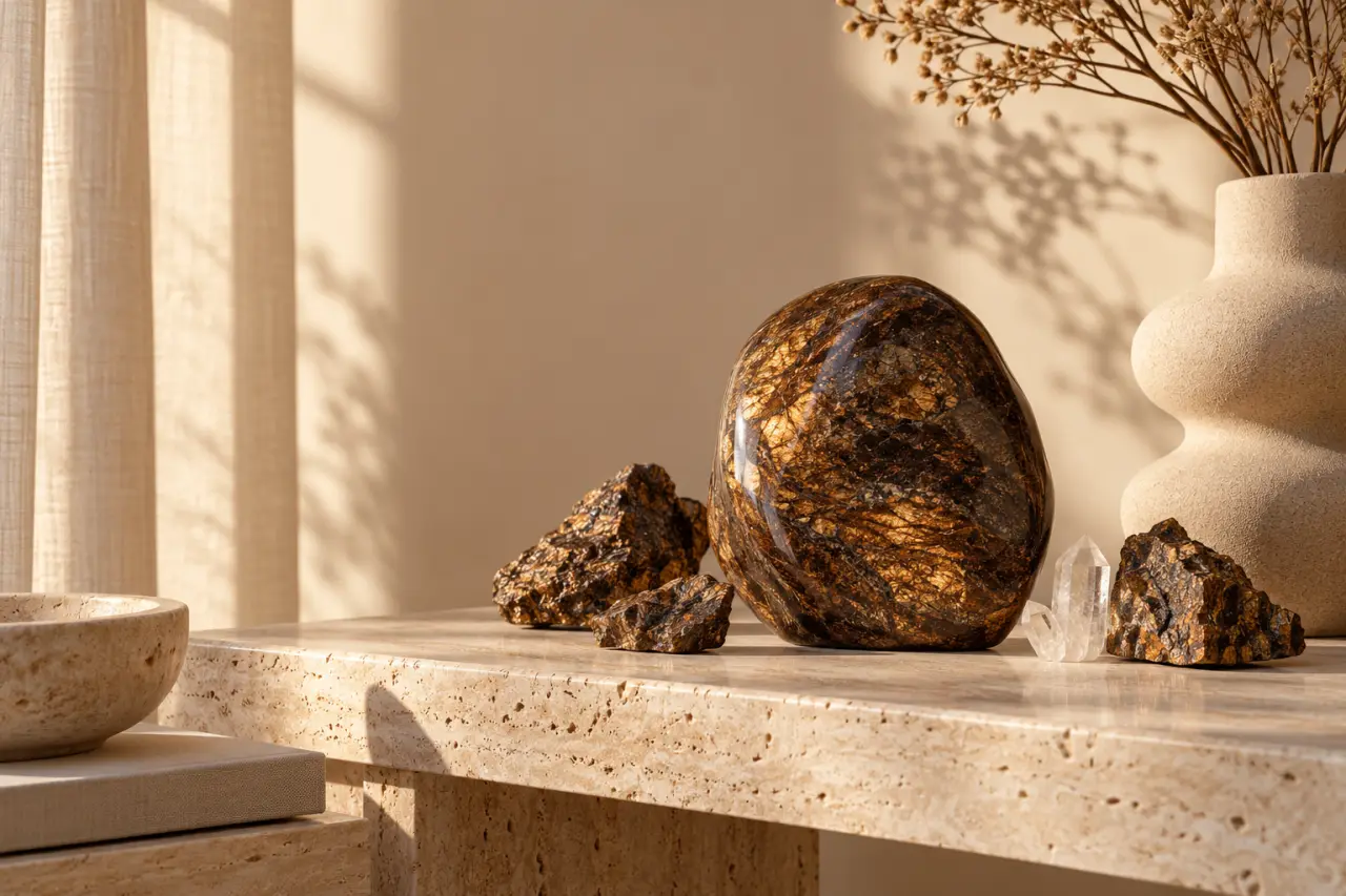 Bronzite : composition, reflets et vertus traditionnellement associées