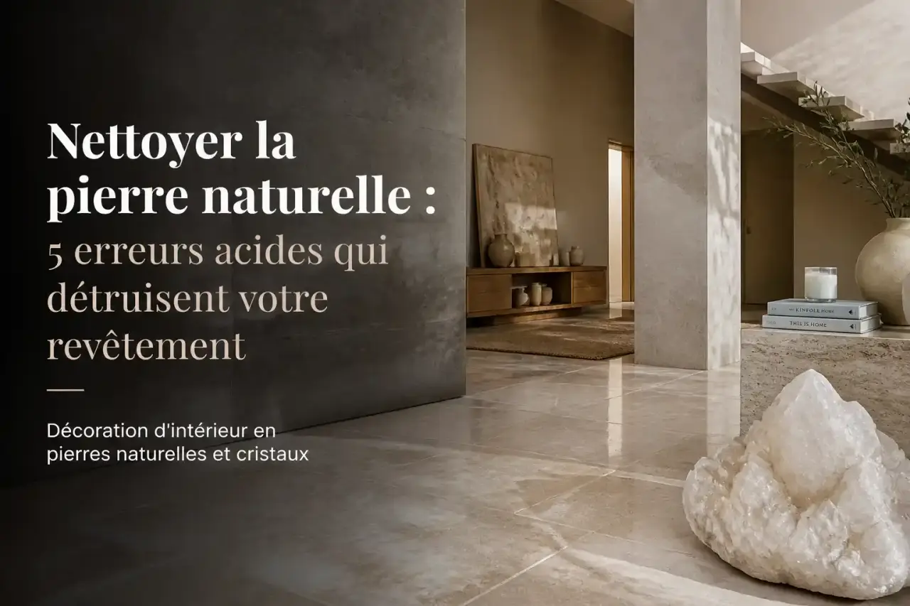 Nettoyer la pierre naturelle : 5 erreurs acides qui détruisent votre revêtement