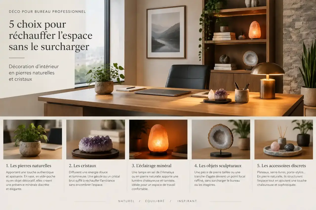 Déco pour bureau professionnel : 5 choix pour réchauffer l’espace sans le surcharger